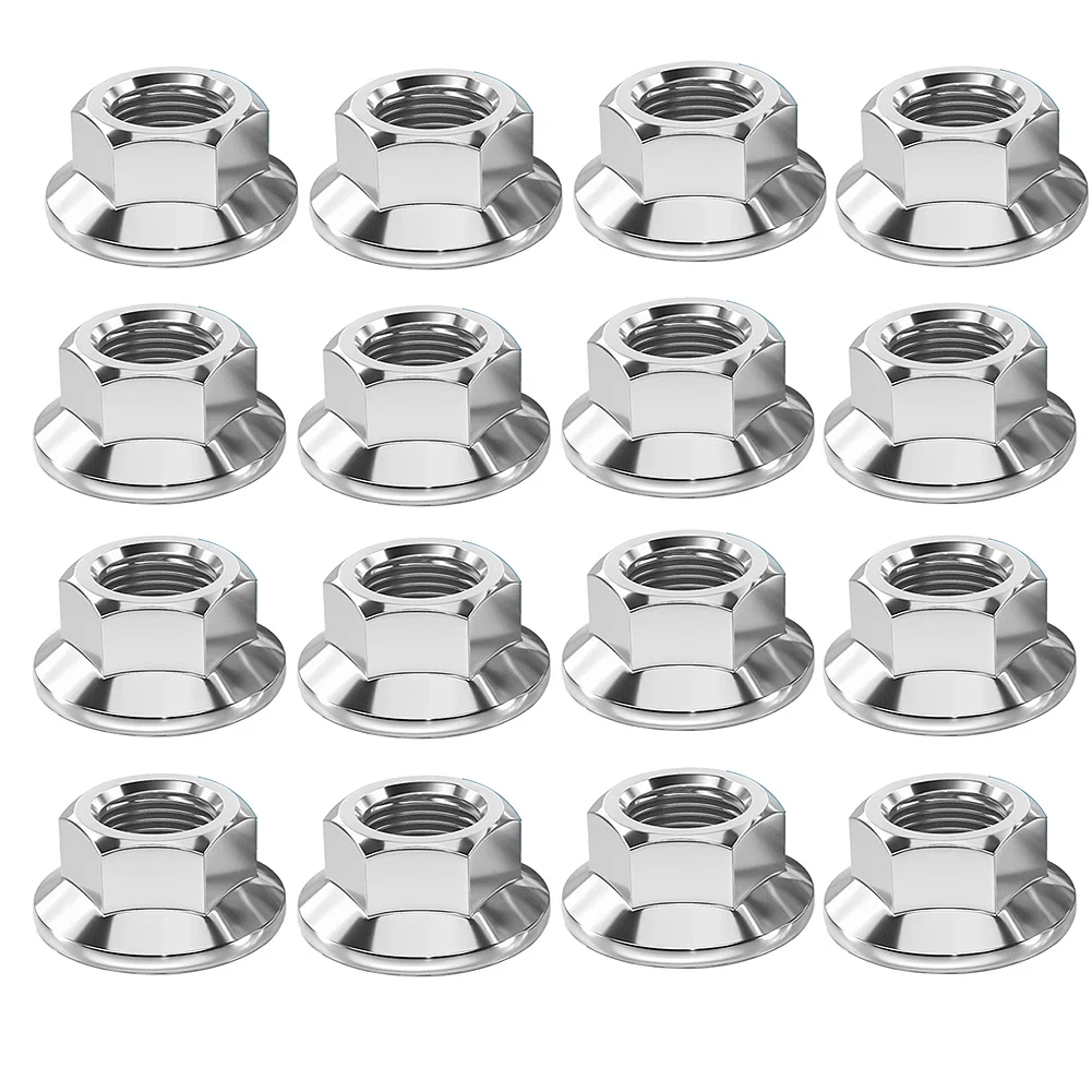 For Polaris ATV For Yamaha Raptor 700 Grizzly Warrior 350 Banshee YFZ450 TRX250X Kawasaki Wheel Locking Lug Locks Nuts M10 16pcs