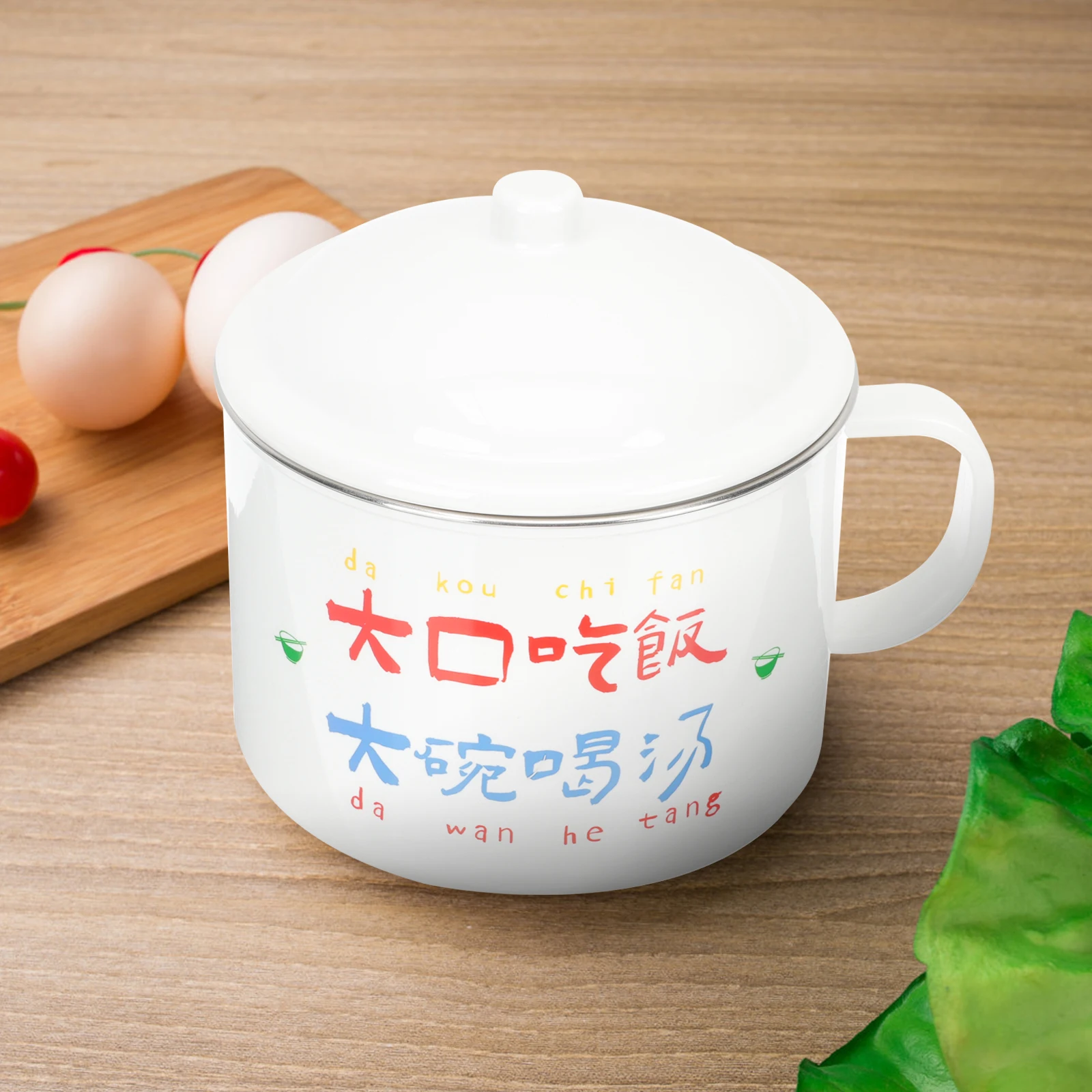 

Noodle Bowl Stainless Steel Leak Proof Travel Containers Soup Bowl Lid Ramen Instant Bowls Reusable Bento PHONE HOLDER Anti