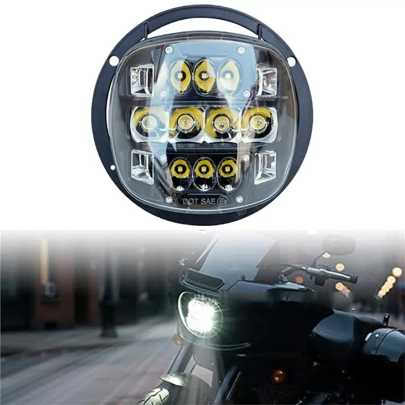 New-For Street Bob Low Rider ST Road King 2022-2026 Compatible High Brightness LED Motorcycle Headlight High/Low