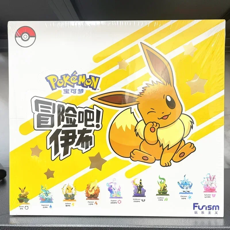 Nuovo 9 Stile Pokemon Eeveelution Espeon Sylveon Glaceon Leafeon Vaporeon Umbreon Flareon Pokémon Modello Anime Figura Ornamenti Giocattolo