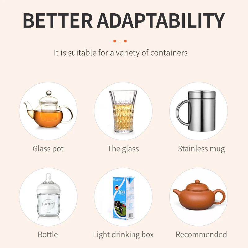 Calentador de taza de café inteligente, tetera eléctrica Con 3 modos de temperatura, Panel grande, calentador rápido de 80 ℃ para el hogar y la Oficina