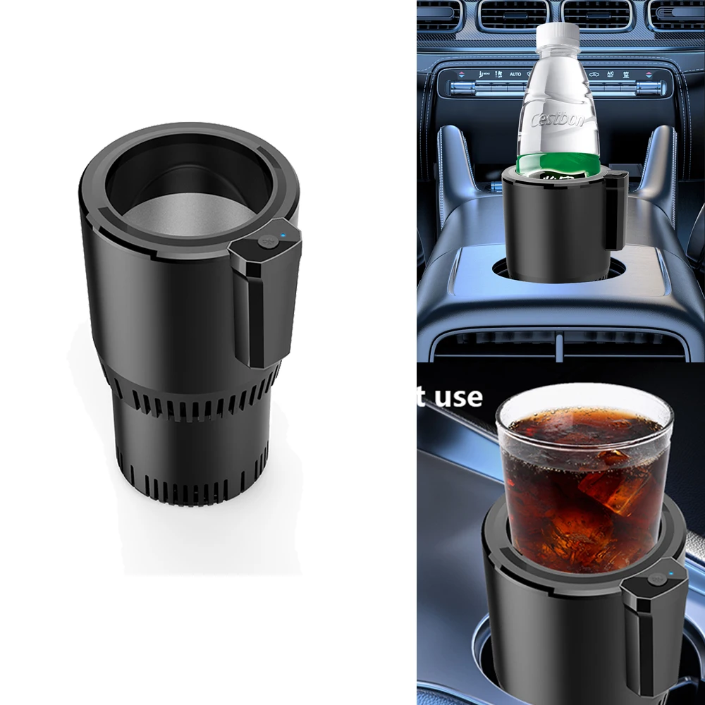 

24V Car Cup Cooler DC Cooling Cup for Car with Home Power Adapter Electric Car Office Cup Mug Holder Beverage Drink Refrigerator