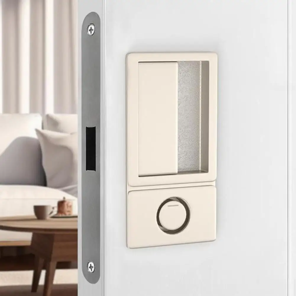 

Невидимый магнитный дверной замок без ручек со скрытым креплением, бесшумный двухтактный механизм для тихих дверей комнаты
