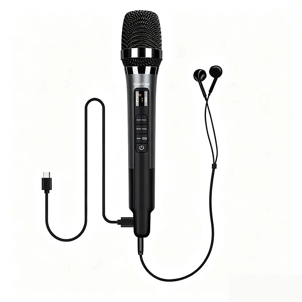 TOFON H20 All-in-One Microphone with Sound Card Effects for Live Streaming Cardioid HD Pickup Bluetooth OTG Ideal for Singing Tu