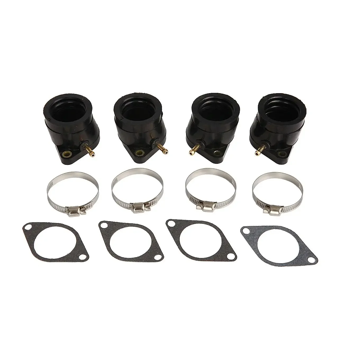 4 pcs Carburetor Intake Manifold Boot Adapter for Yamaha XJ650 XJ750 Maxim Seca 1981 1982 1983 5G2135860200  5G2135960100