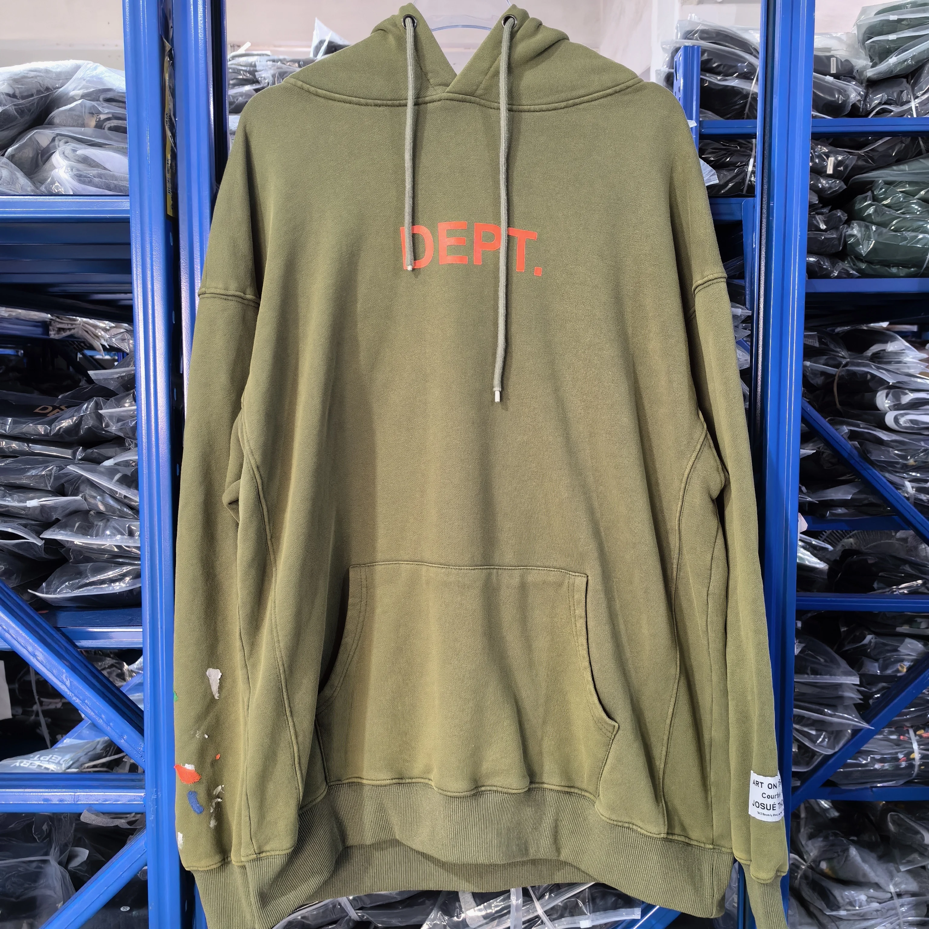 

High Quality 25ss DEPT Mens Womens Hooded Sweatshirts Logo Pure Cotton Print Fashion High Street Hoodies