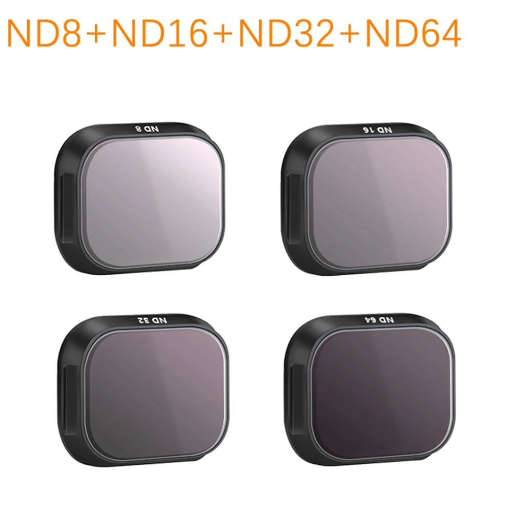 Aluminum Alloy Filter Set for DJI Mini 3 Pro Camera Lens Mcuv CPL ND8 ND16 ND32 ND64 Filters Accessoires,Six Piece Set