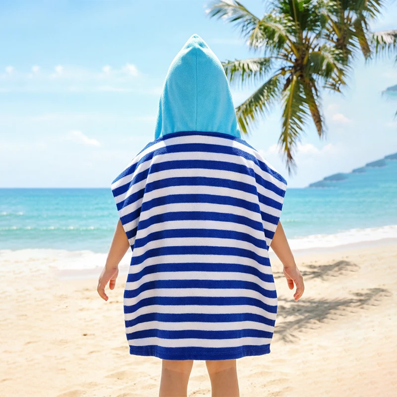Summer baby and children's bathrobes sports quick drying absorbent wipes portable travel beach towels