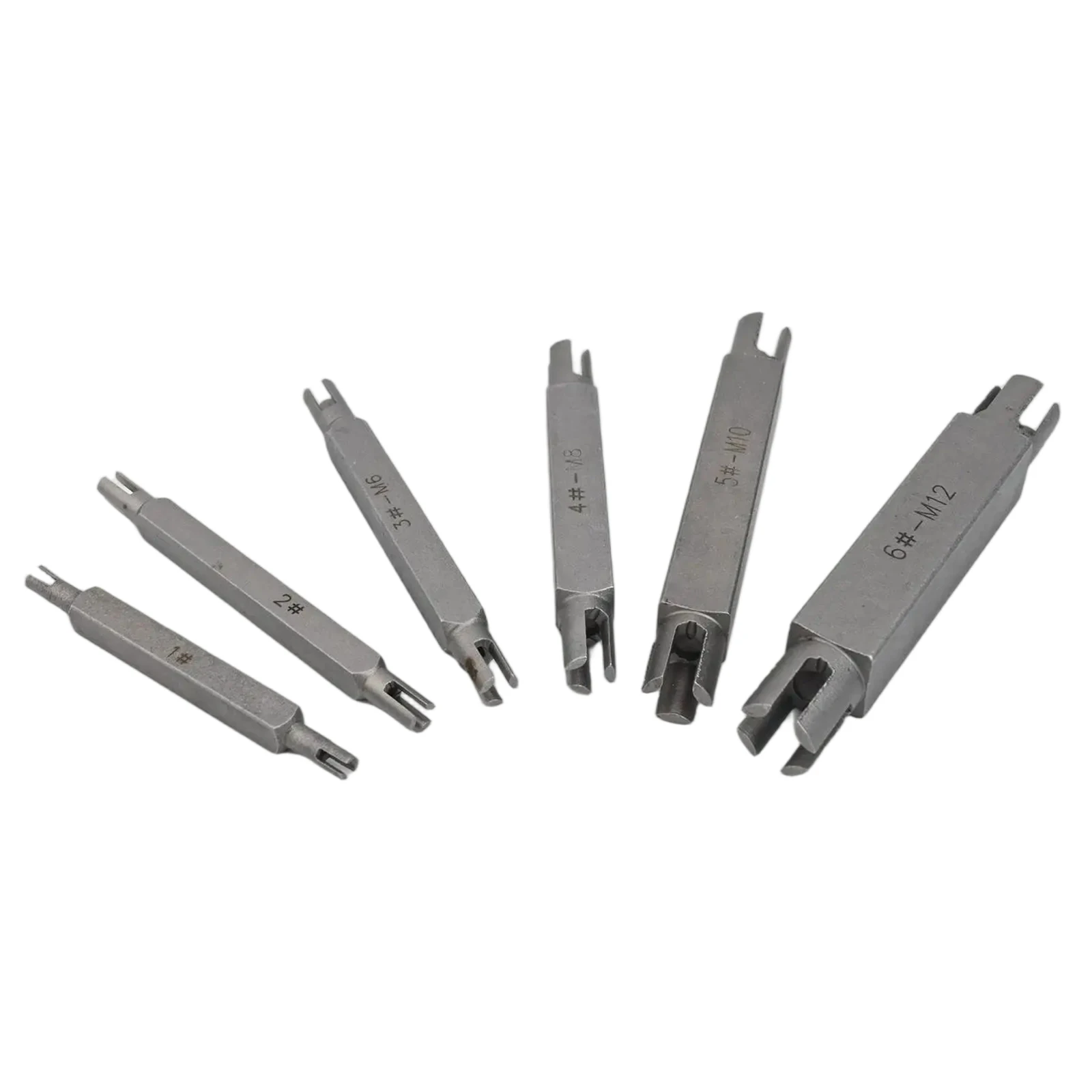 6PCS Broken Tap Extractor Hex Double Head Screw Remove Tools M4/5/6/8/10/12 Hand Tools Woodworking Tools Tool Accessories