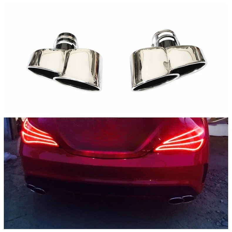 

Hot-selling WALD is suitable for Mercedes-Benz, BMW, Audi Lexus modified four-out large-diameter tail throat exhaust pipe