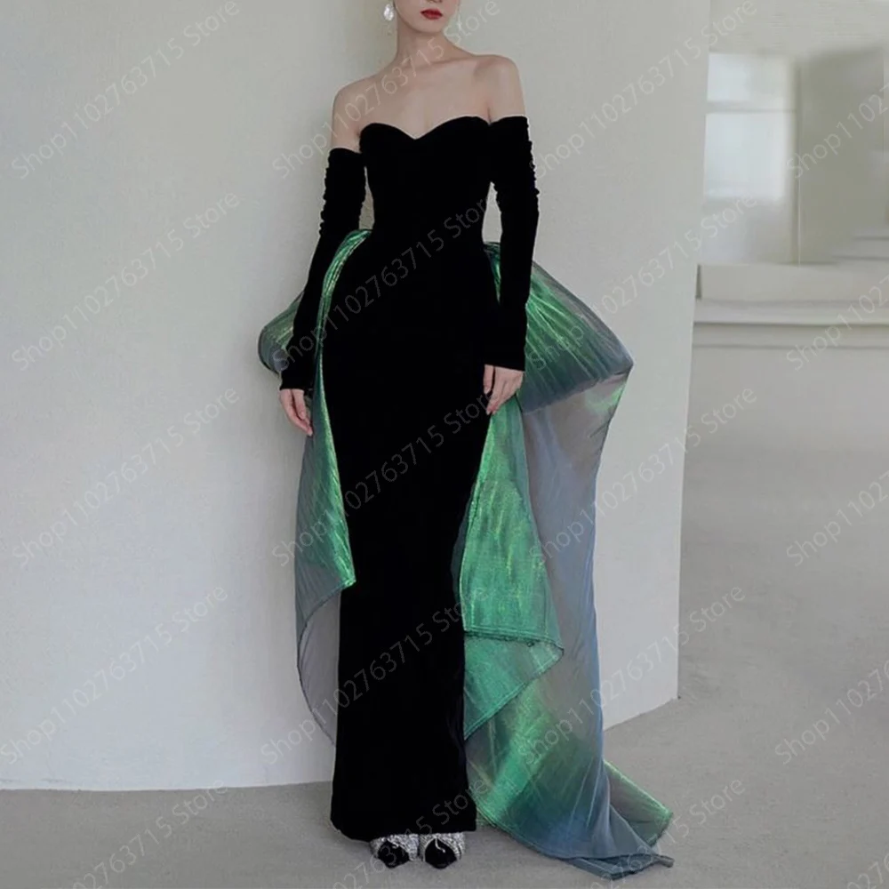 Elegant Long Evening Dresses for Women Sweetheart Floor-Length Mermaid Prom Party Wedding Gala Special Events Dress 2024