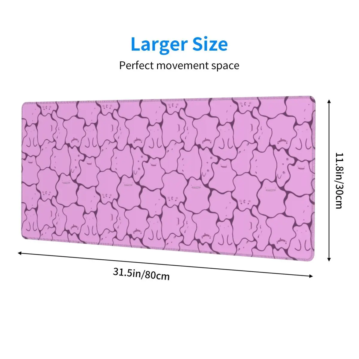 Large Mouse Pad Ditto Pattern (no Shiny) Gamer PC Laptop Mats Keyboard Carpet Computer Gaming Office Accessories Desk Mat