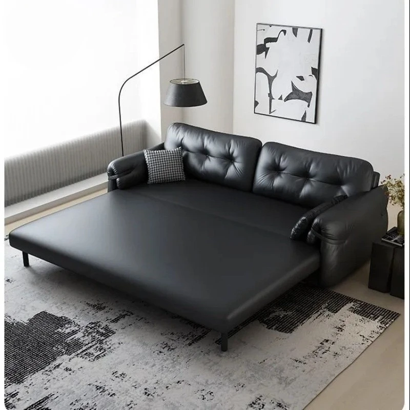 Modern light luxury cat scratching sofa bed foldable retractable dual-purpose living room study home sofa bed