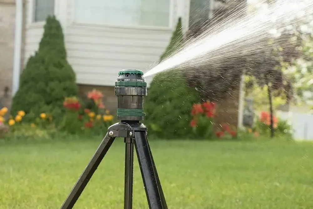 Gear Drive Sprinkler (Sprinkler on Tripod) (Brass Impact Sprinkler) (H2O-6 Gear Drive Sprinkler on Tripod)