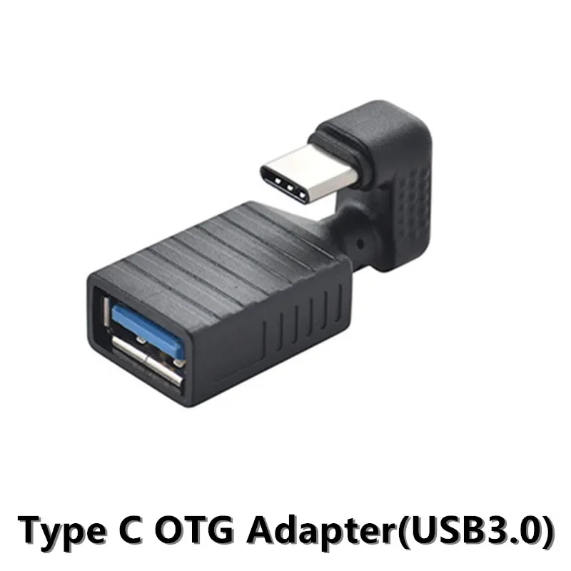 Type C OTG Adapter 180 Degree Up Down Angle USB 3.0 Interface Converter Adapter for Smart Phones Tables Connector