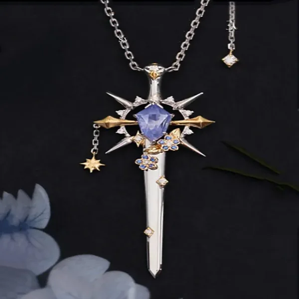 Love and Deepspace Fantasy Figurines Xavier Pendant Necklace High Aesthetic Value Fashionable Pendant Necklace Fashion Jewelry