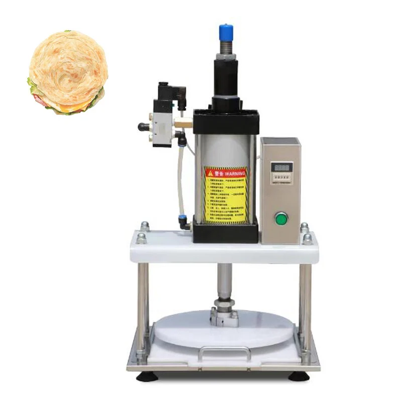 Automatic Pizza Press Skin Make Machine Pizza Press Electric 22-30Cm Pizza Dough Press Machine