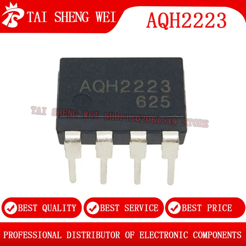 5PCS AQH2223 superficial DIP-7 2223 DIP7 SOP7  SMD solid state relay IC chip Manifold