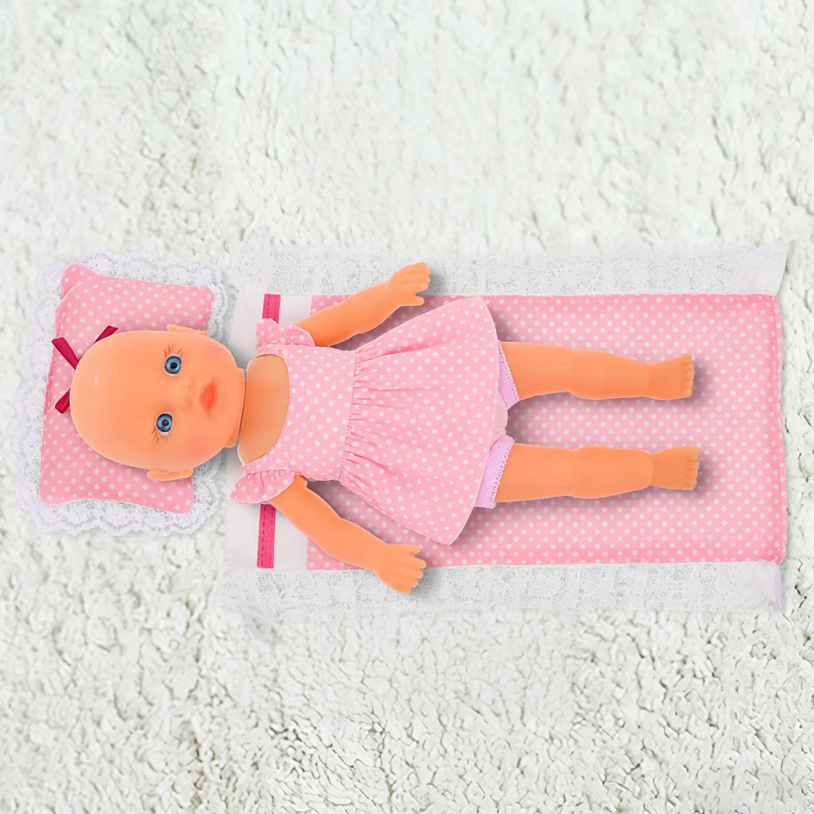 

2 комплекта постельного белья для кукольного домика: миниатюрные простыни, подушки, одеяла. Аксессуары для спальни кукольного домика. Теплые, яркие цвета, уютные.