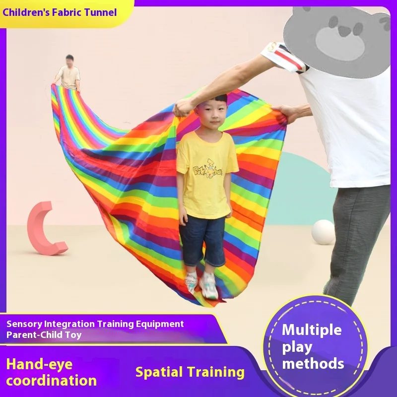 3/5/8M Children's Crawling Tunnel Children's Interactive Game Portable Outdoor Indoor Sensory Sports Toy Smooth Fabric