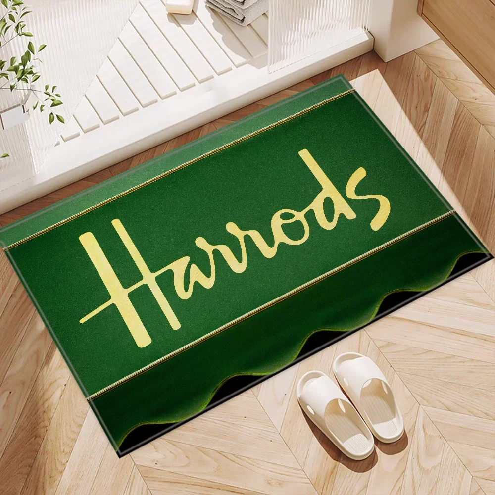 Room Rugs H-Harrods Bath Mats Bathroom Floor Mat Slip-resistant Bedroom Carpet Custom Rug Clean Feet Entrance Mat Doormat Home