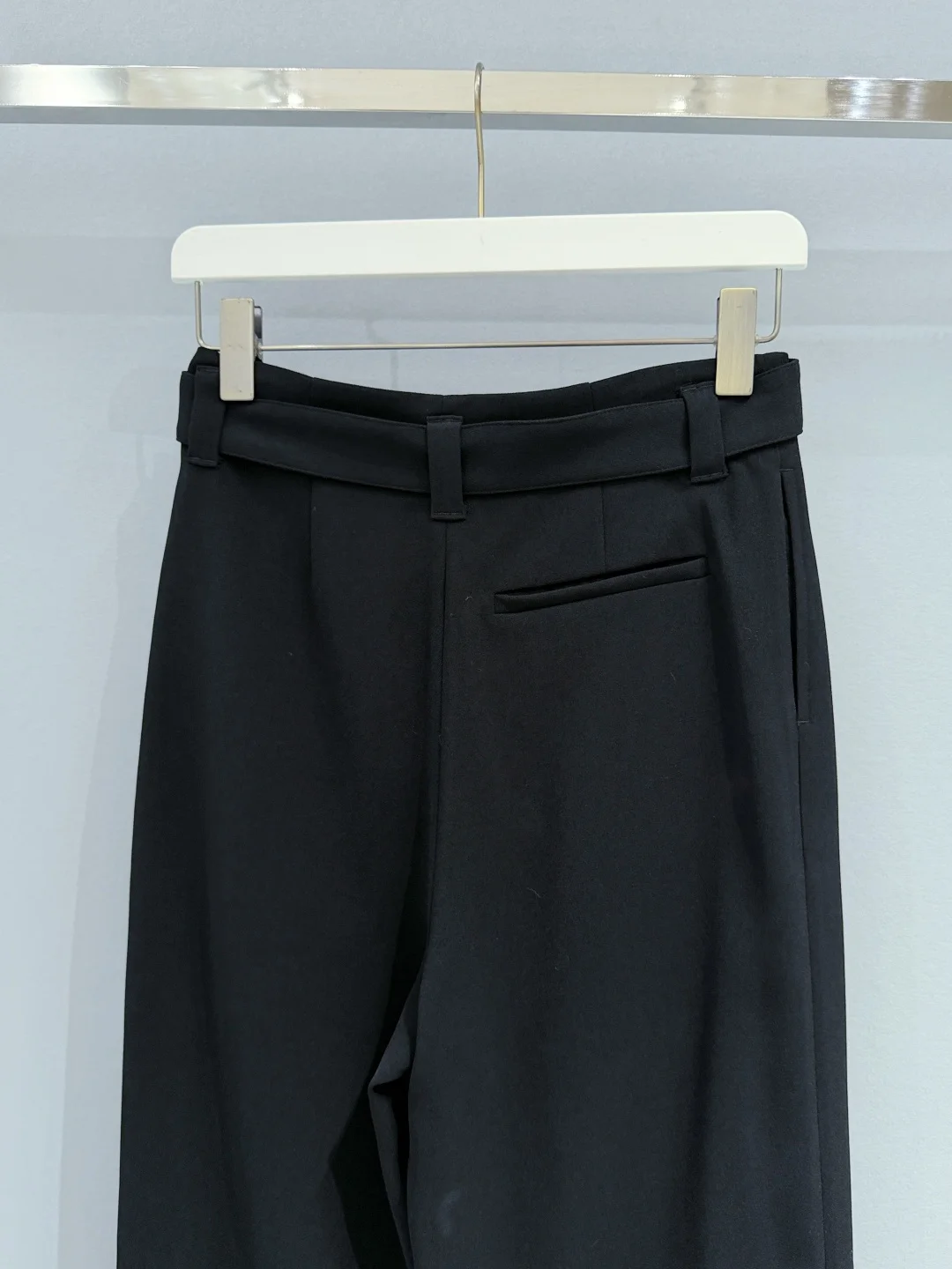 Spring New High Waist Wide Leg Pants Women Pleated Waist Denim Belt Loose Fit Floor Length Trousers Casual Streetwear