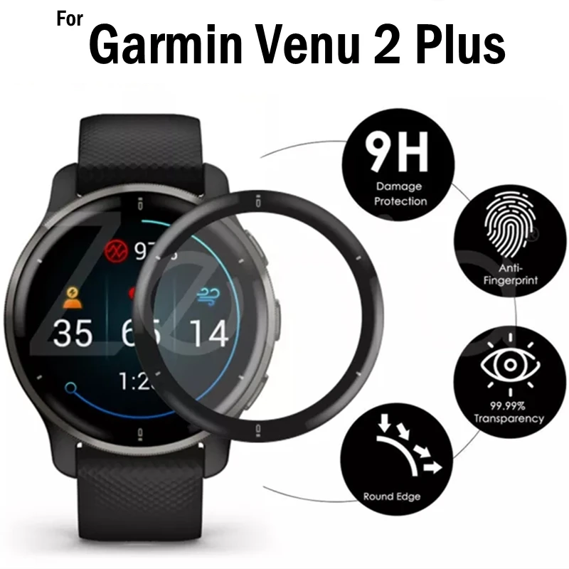 สําหรับ Garmin Venu 2 Plus สมาร์ทนาฬิกาป้องกันหน้าจอฟิล์มป้องกัน Venu2plus ป้องกันสําหรับ Garmin Venu 2 Plus ไม่ใช่แก้ว