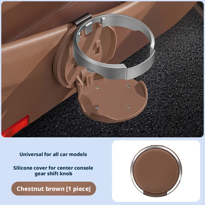 Foldable Car Door Cup Holder Automotive Back Seat Cup Bottle Holder Organizer Space Saving For Car Interior Accessories