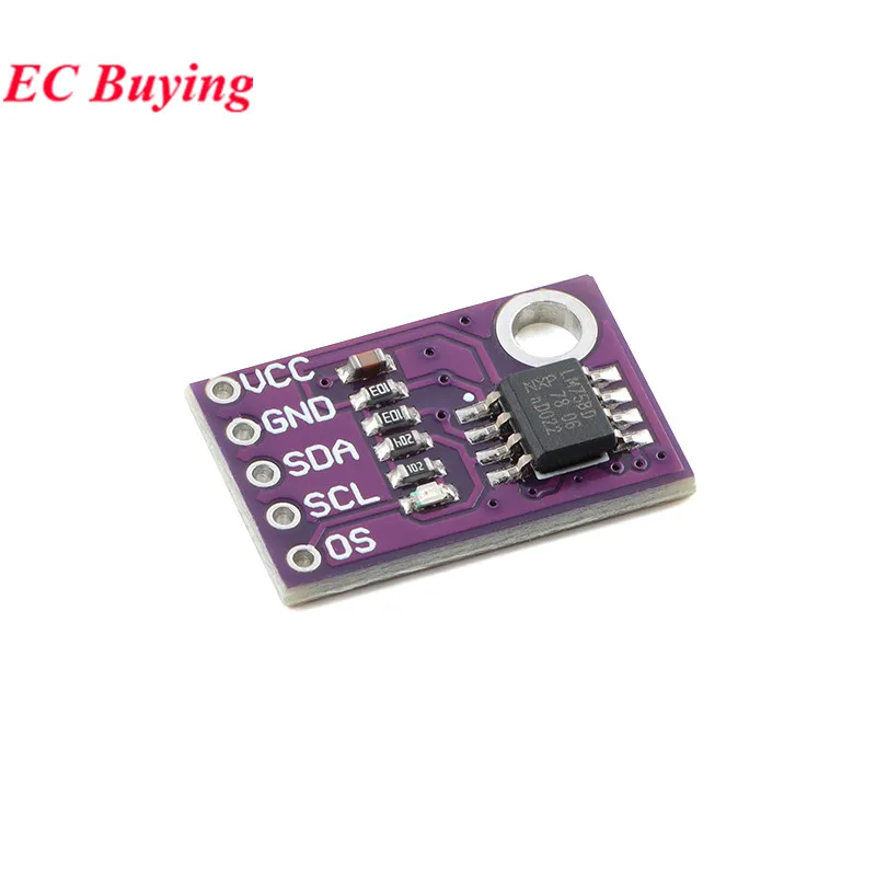1Pc-10Pcs LM75 LM75A MCU-75 Temperature Sensor Module High Speed I2C IIC Interface High Precision Development Board