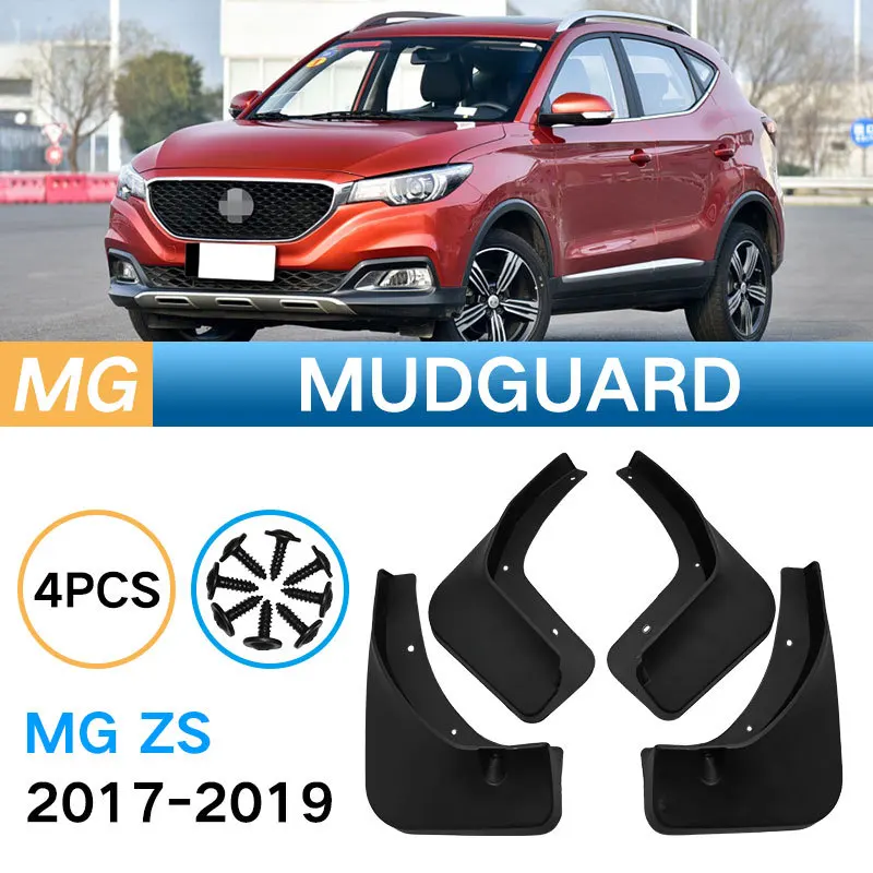 

For MG ZS 2017-2019 Mud Flaps Auto Splash Guard Mudguards MudFlaps Front Rear Fender Anti-splash Guards Car Accessories