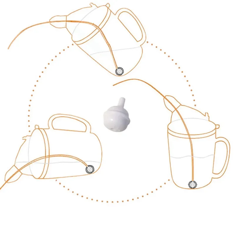 Elderly Nursing Cup Anti-Choking Straw Leak-Proof Design 304 Stainless Steel Inner Layer Senior Drinking Aid Spill-Resistant