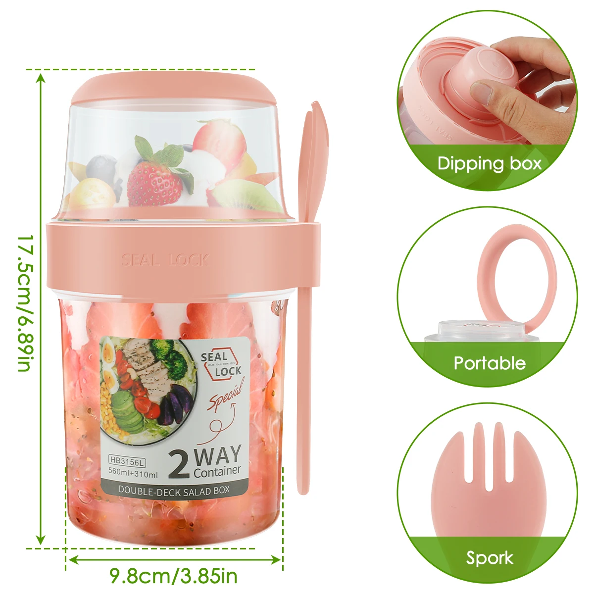 3/2Pcs Double-layer Fresh-keep - огляд і ціна Travel Kitchen Accessories