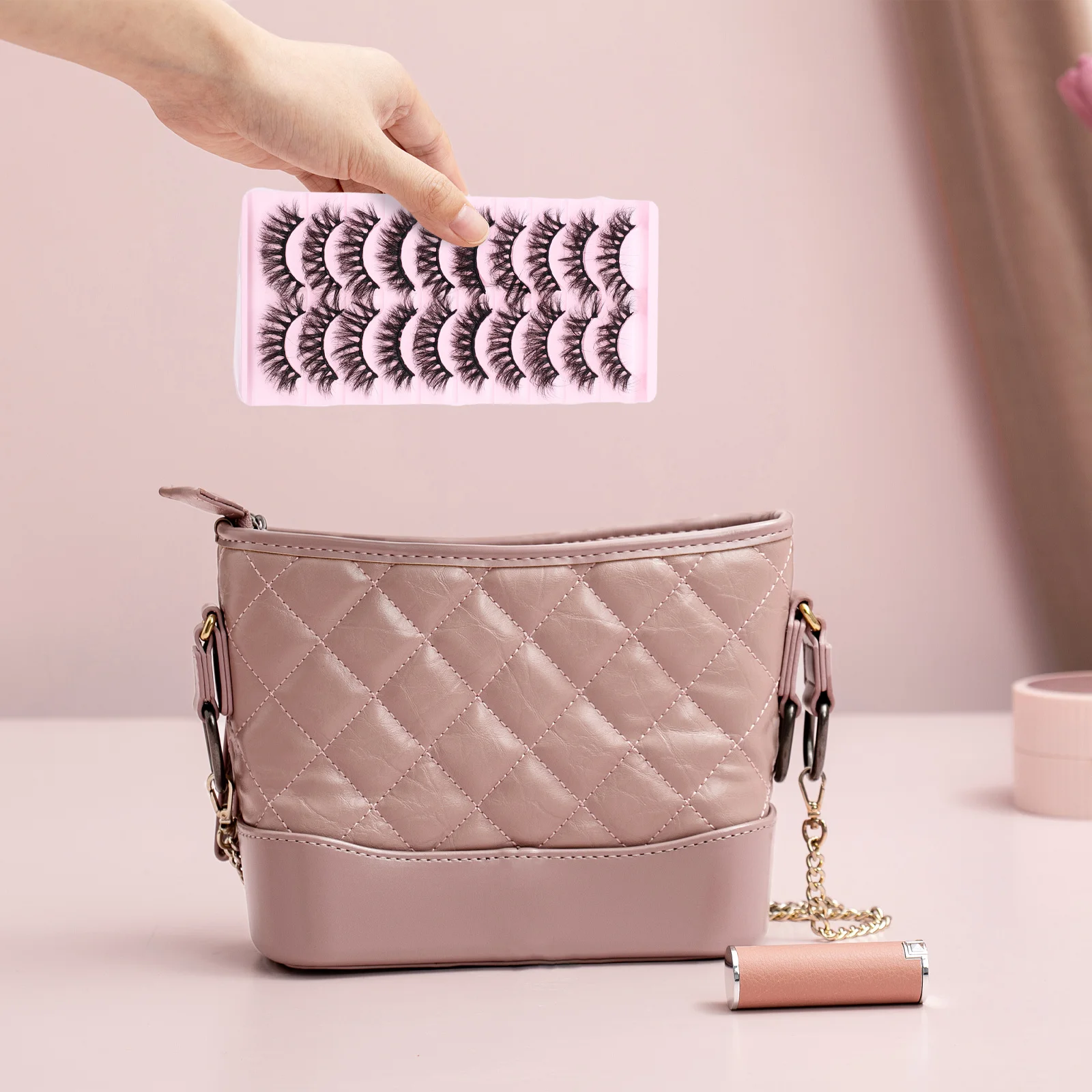 10 Par Sztucznych Rzęs Naturalny Wygląd Sztuczne Rzęsy Premium Materiał Pełne Ale Naturalne Makijaż Oczu Sztuczne Rzęsy Kępki Rzęs