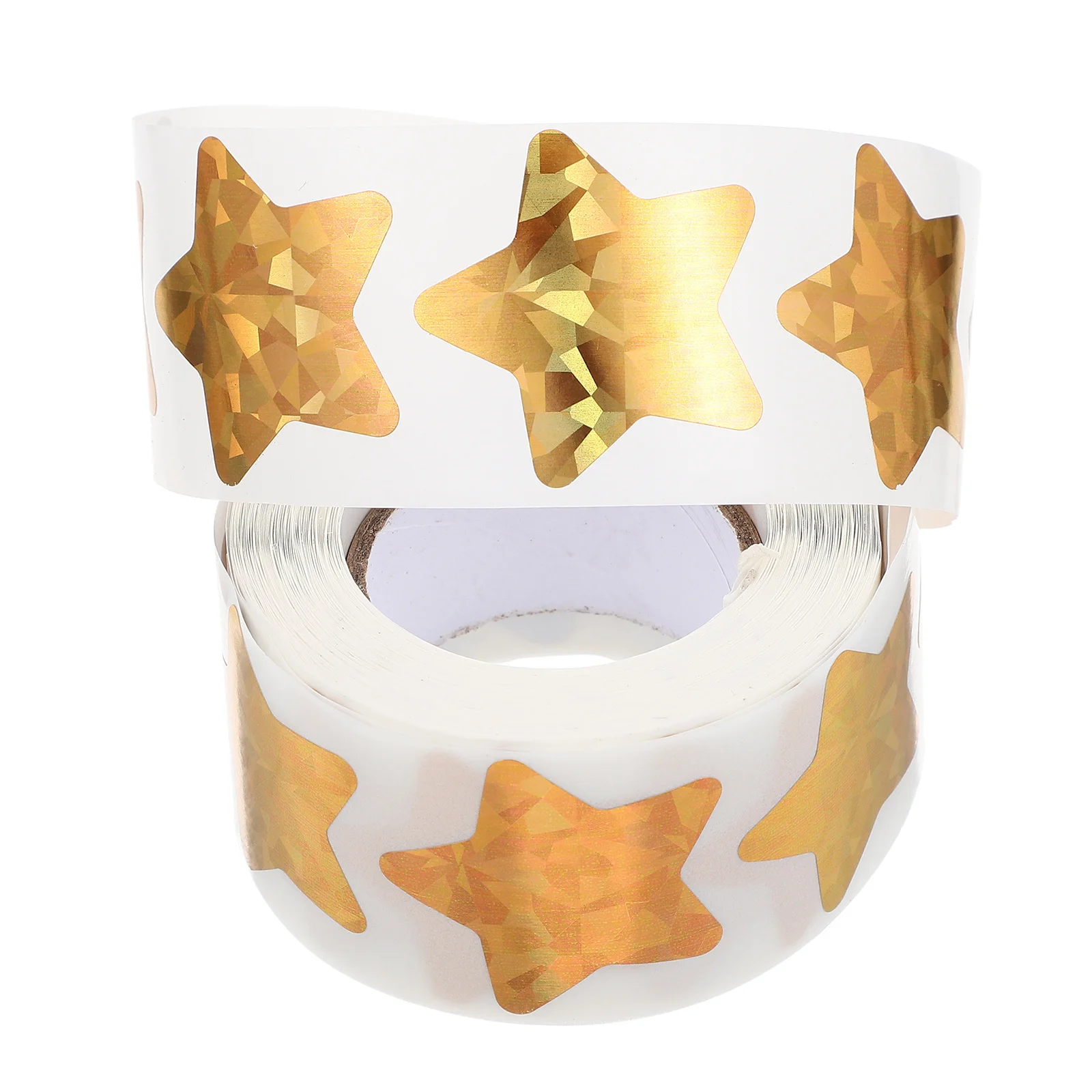 

1 Roll Gold Star Stickers Laser Self-Adhesive Stars Decals Reward Stickers Decorative School Supplies Star Sticker Decor