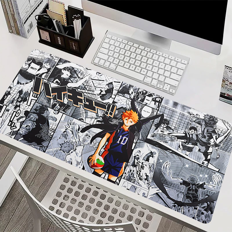 Cool anime Mouse pad Gamer Essential Computer Desk Mat H-haikyu!! Oversized Keyboard pad Designed specifically Gaming Mousepad