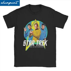 Stars trek Retro uomo donna T Shirt Vintage Tees manica corta girocollo T-Shirt puro cotone Party Tops