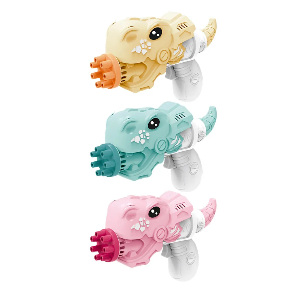 3 قطعة ديناصور تصميم فقاعة منفاخ فقاعات ملونة رائعة للأطفال هدية عيد ميلاد فقاعات للأطفال ديناصور آلة فقاعة #1