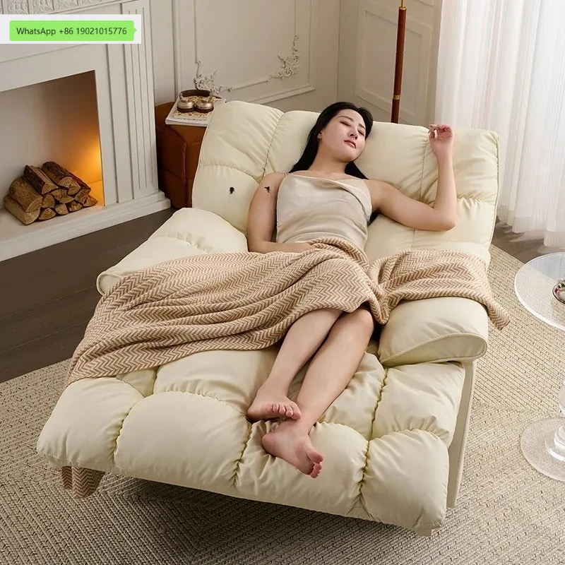 TQH multifunctional lazy sofa bed reclining space electric single recliner can be rotated small sofa cabin