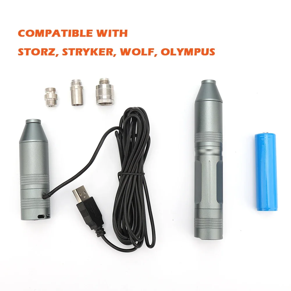 Portable 10W endoscope led light source Portable USB HD Mini handheld ent endoscope led light source