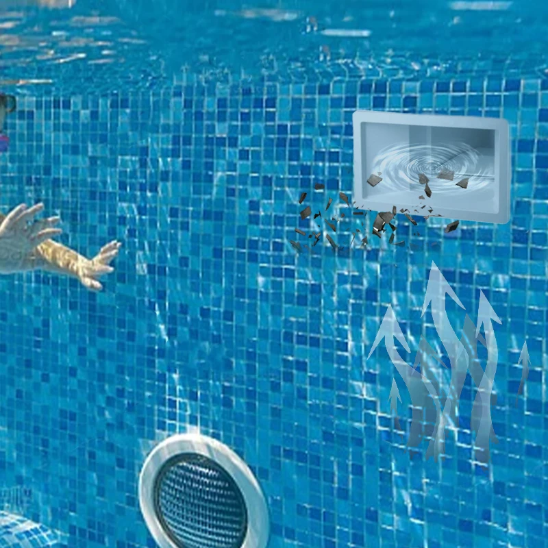 Pikes SP0040C Floating Wall Skimmer Ultra-Quality ABS UV Vacuum Cleaner for Concrete Swimming Pool Filtration Cleaning