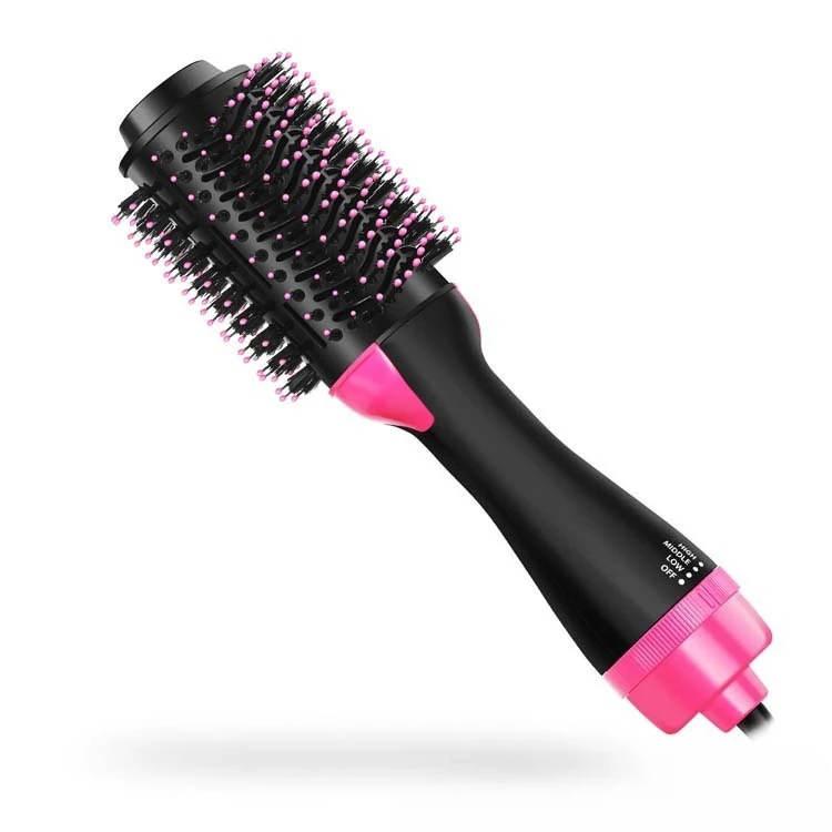 

Explosions Hot Air Comb 2-in-1 Multifunctional Negative Ion Hair Comb Hair Curler Straight Hair Comb Hair Dryer