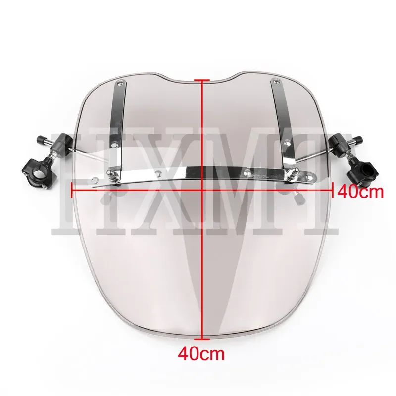 Motorcycle Windshield Windscreen for Harley Davidson Sportster Dyna Glide Softail XL 883 1200 X48 X72