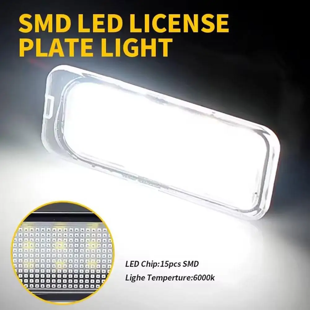 

2 шт., 12 В, светильник для номерного знака автомобиля, задний фонарь для грузовика, внедорожника, прицепа, фургона, Focus KUGA GALAXY C-MAX J1G8