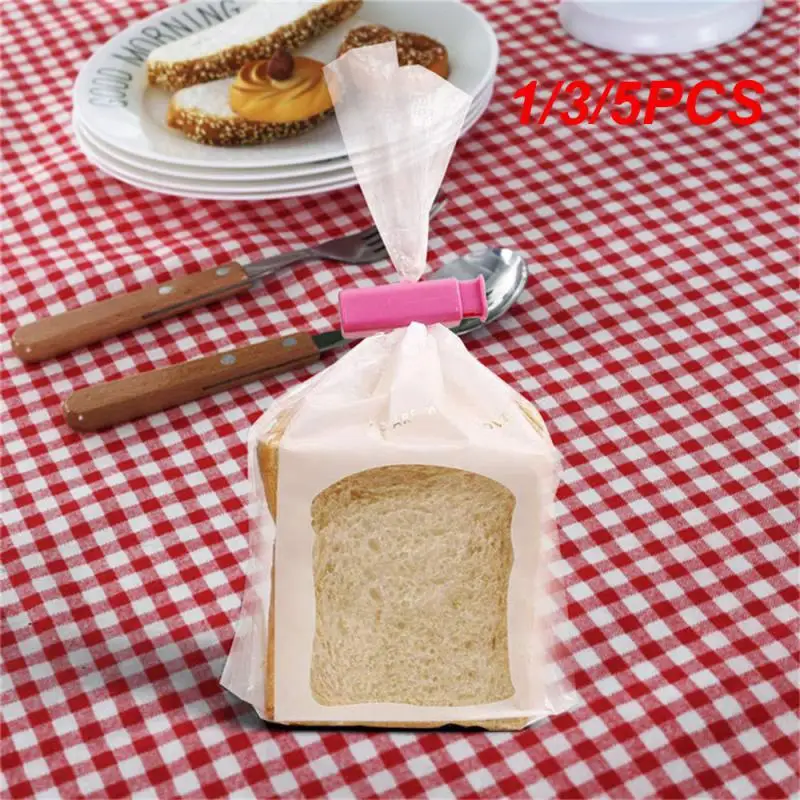 1/3/5PCS Food Bag Durable Moisture-proof Portable Small Home Furnishing Seal Practical Security Strong Kitchen Bread Insurance