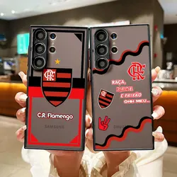 Club F-Flamengos For Samsung S23 S22 S21 Ultra S20 FE S10 S9 Plus Lite 4G 5G Frosted Translucent Phone Case Cover