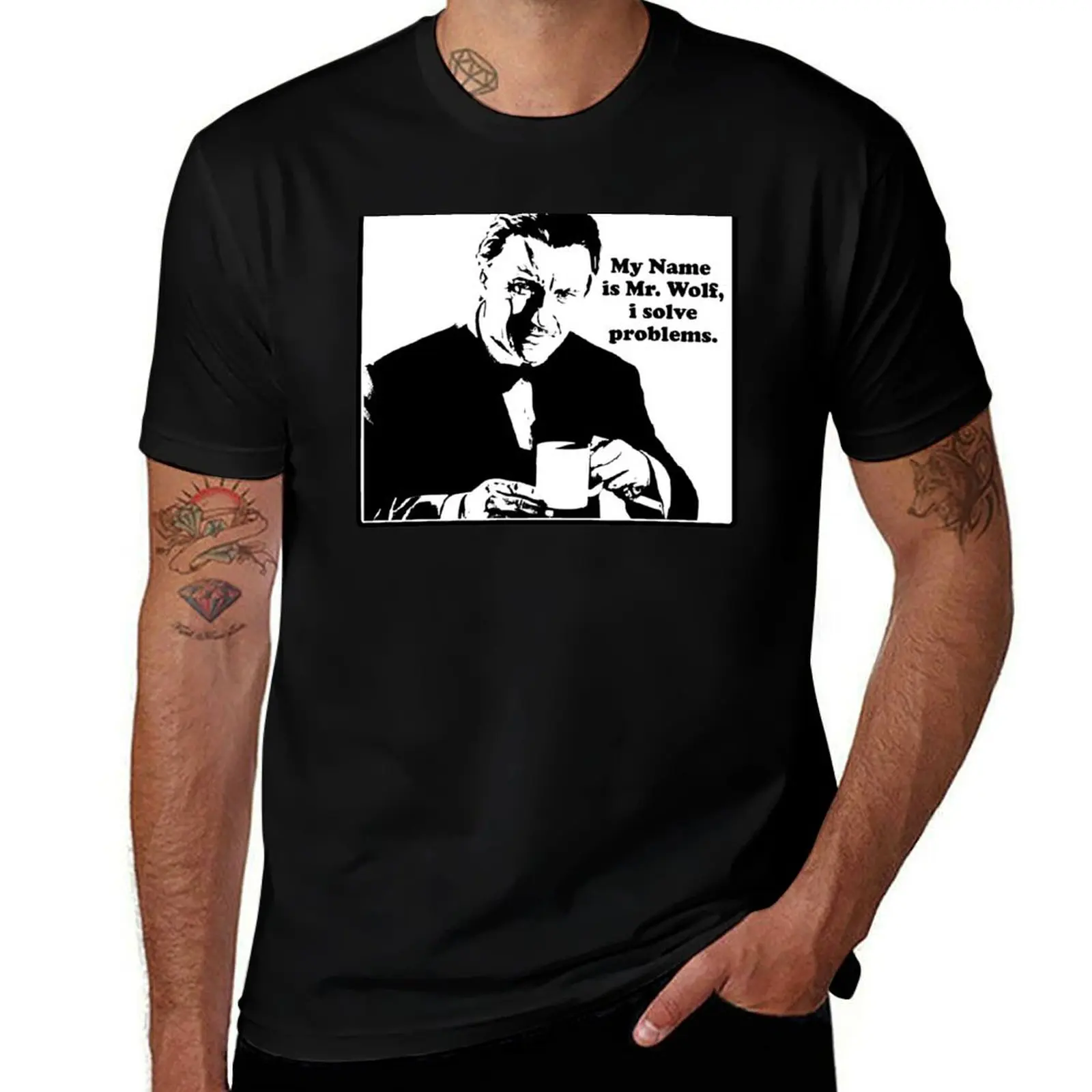 

My name is Mr. Wolf T-Shirt t shirt for man 100 percent cotton t shirts for man graphic tees t shirts for man cotton T-Shirt