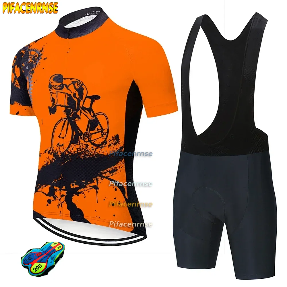 

2026 Summer Man Cycling Jersey Set Breathable MTB Cycling Clothing Mountain Bike Wear Clothes Maillot Ropa Ciclismo Hombre