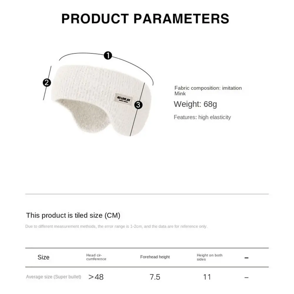 Nova capa de orelha cabeça desgastada earmuffs orelha mais quente à prova de vento malha quente earmuffs proteção fria faixas de cabelo esportes ao ar livre