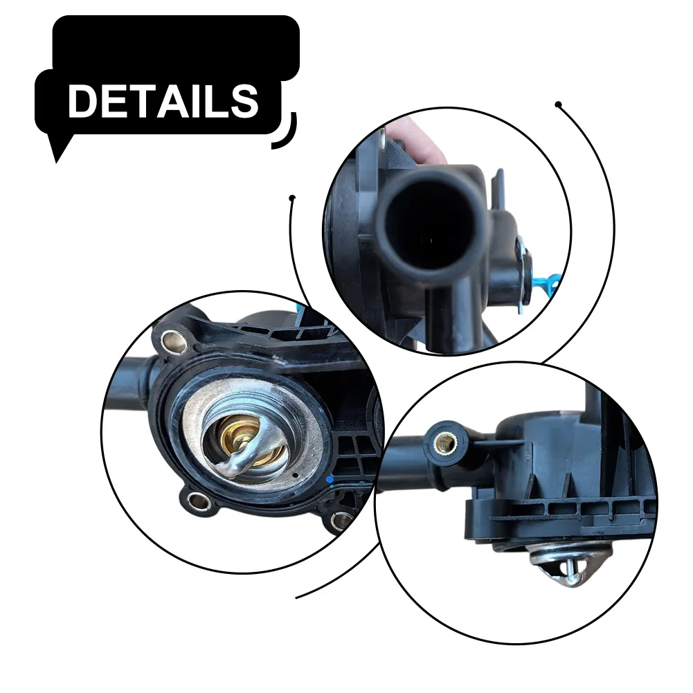 

Корпус термостата из АБС-пластика для MG ZS 2017-2021, RX3, MG3, MG5. OEM-деталь 10468080, 10240734, 10008730.