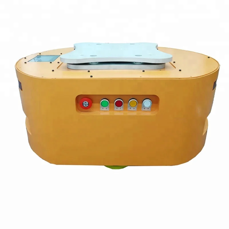 Lifting AGV Robot Automated Guide Vehicle Trolley Traction for Warehouse Logistics and Industrial Material Transfer Pro